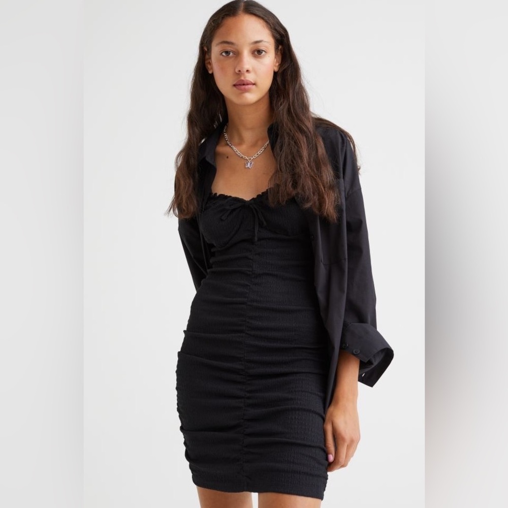H&M Black Bodycon dress, new with tags
